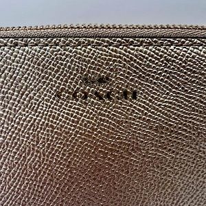 Coach Clutch in Champagne Colour
